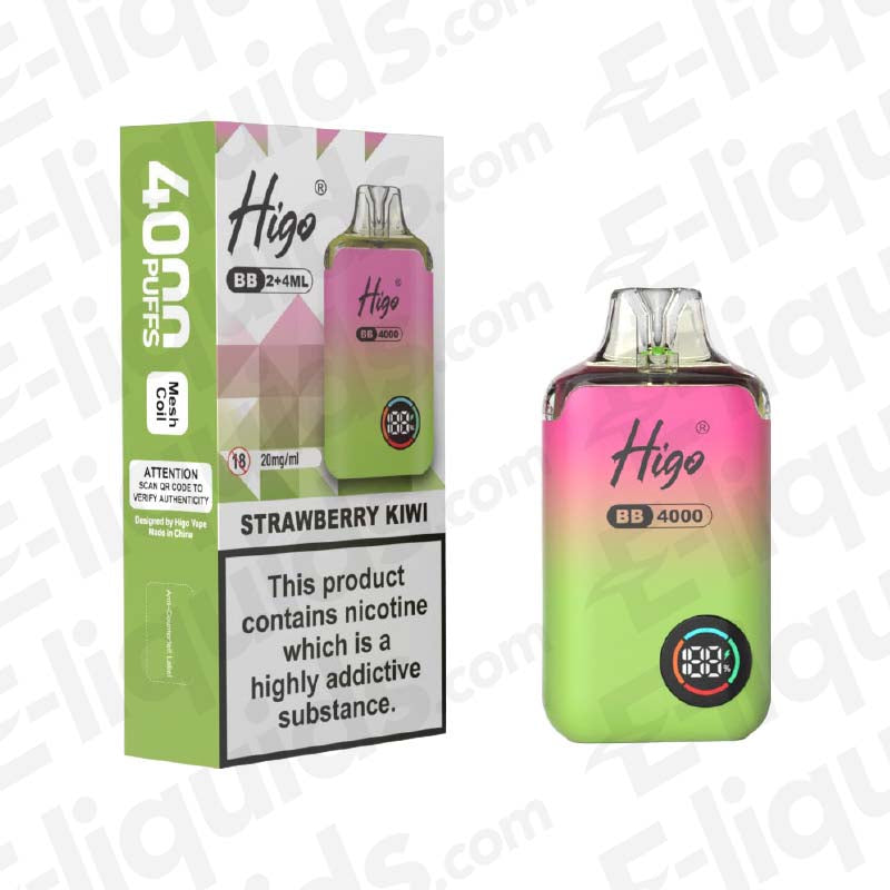 Higo BB 4000 Fresh Ice Mint Prefilled Pod Kit | E-liquids.com Higo BB 4000 Fresh Ice Mint Prefilled Pod Kit | E-liquids.com