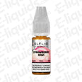 ELFLIQ Strawberry Kiwi Nic Salt E-liquid bottle in 10ml size showing nicotine content and branding.