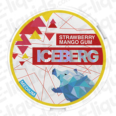 Strawberry Banana Gum Nicotine Pouches by Iceberg