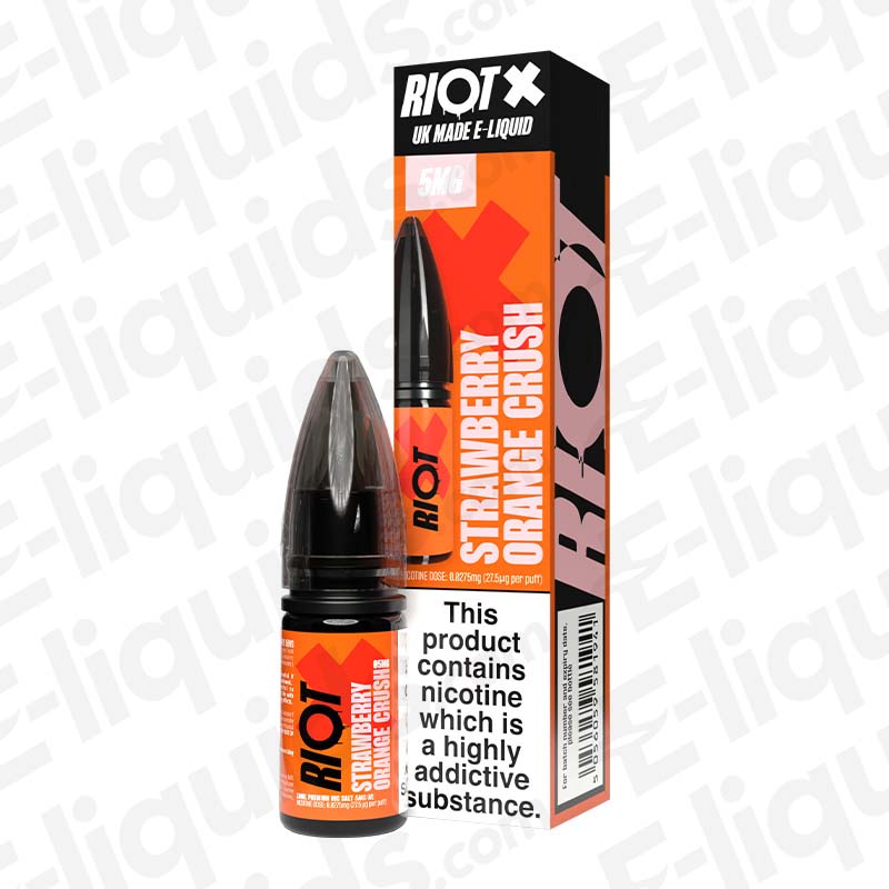 Riot Squad X Strawberry Orange Crush Nic Salt