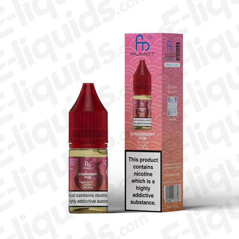 RandM Tornado 7000 Strawberry Pom 10mg Nic Salt E-liquid