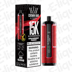 Al Fakher Crown Bar Hypermax 15K Strawberry Punch Legal Big Puff Disposable Vape