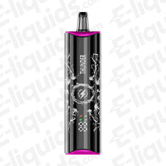 NEXEL Thunder Prefilled Pod Kit with sleek black design and lightning graphics, ideal for e-liquid use and vaping.