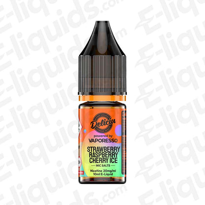 Strawberry Raspberry Cherry Ice Deliciu 2 E-liquid Nic Salt by Vaporesso