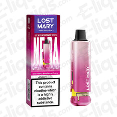 Lost Mary Nera 15K Strawberry Raspberry Cherry 20mg Prefilled Pods