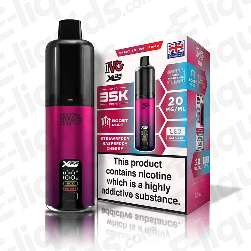 IVG XL 35 Strawberry Raspberry Cherry Prefilled Pod Kit