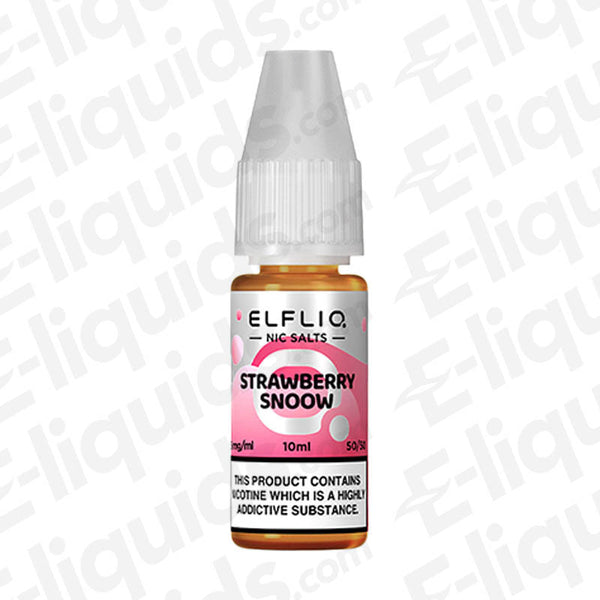 e cigarette pregnancy ELFLIQ Strawberry Snoow Nic Salt