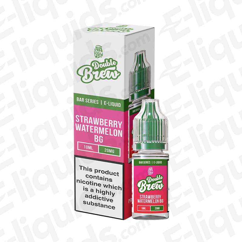 Ohm Brew Double Brew Strawberry Watermelon BG 20mg Nic Salt E-liquid