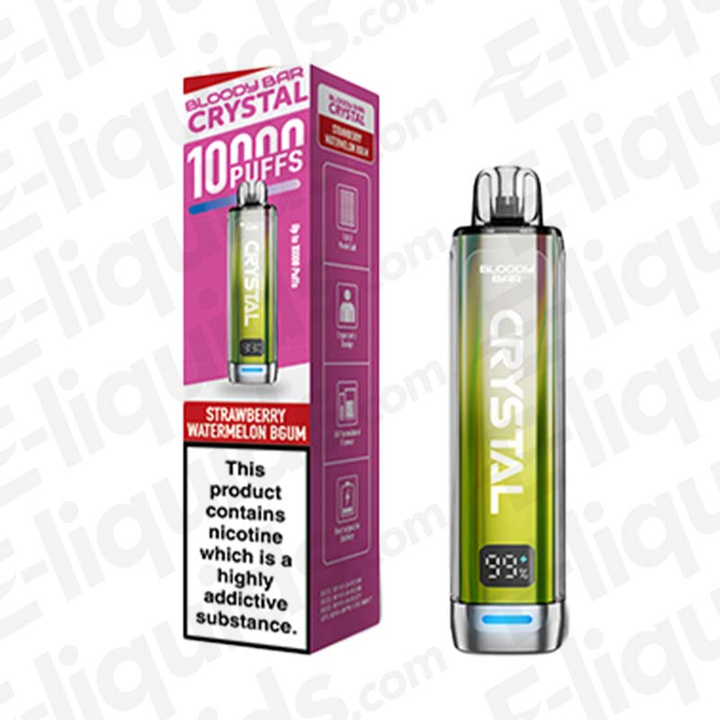 Bloody Bar Crystal 10K 20mg Prefilled Pod Kit Strawberry Watermelon Bgum