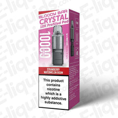 Bloody Bar Crystal 10K 20mg Prefilled Pods Strawberry Watermelon Bgum