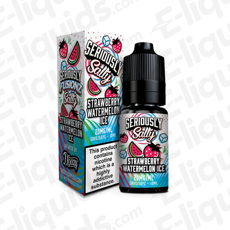 Doozy Vape Co Seriously Fusionz Strawberry Watermelon Ice 20mg Nic Salt E-liquid
