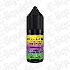 Elux Legend Summer Dream Nic Salt E-liquid bottle, featuring vibrant fruity flavors for a refreshing vape experience.