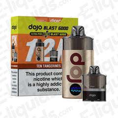 Vaporesso Dojo Blast 12k Bundle Ten Tangerines Prefilled Pod Kit