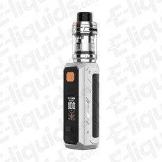 Vaporesso Armour Ultra Vape Kit in Titanium Silver with a 2ml tank.