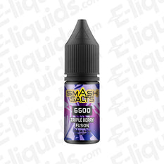 Smash Salts 6500 Triple Berry Fusion 10mg Nic Salt E-liquid