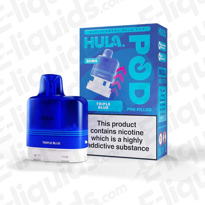 HULA 20mg Prefilled Pods Triple Blue