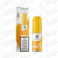 Triple Mango Nic Salt E-liquid by Bar Juice 5000 in a 10ml bottle, perfect for all-day vaping with rich mango flavor.