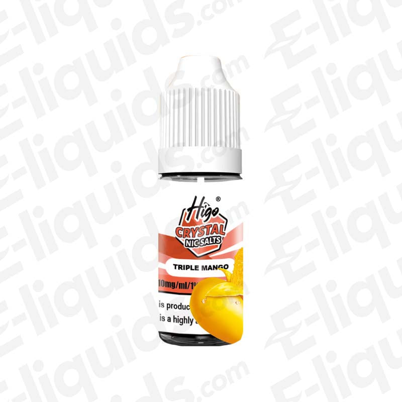 Higo Crystal Triple Mango 10mg Nic Salt E-liquid