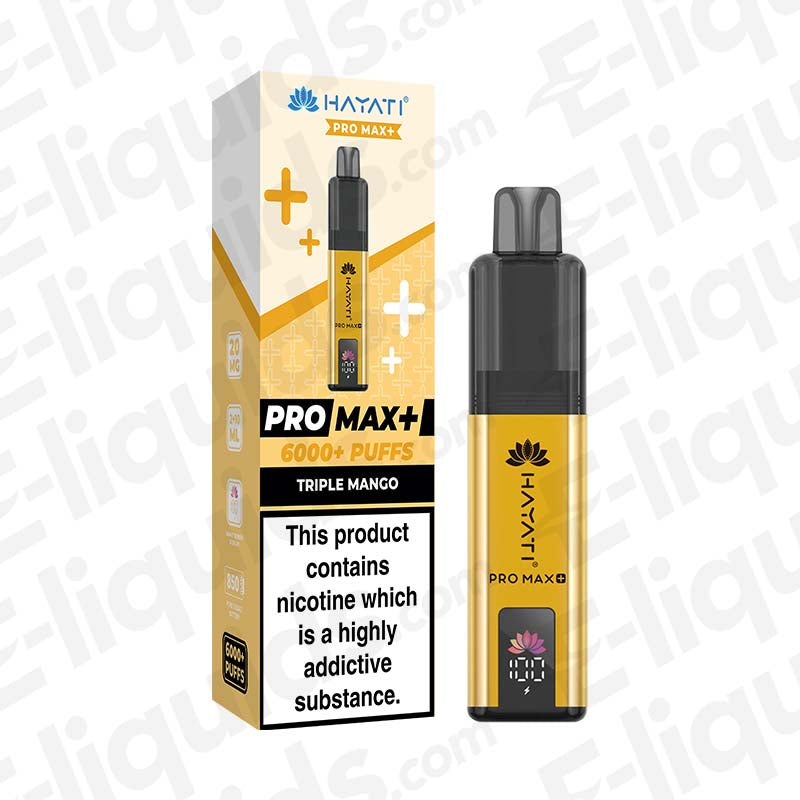 Hayati Pro Max+ 20mg Prefilled Pod Kit Triple Mango