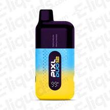 PIXL Duo Legal Big Puff Disposable Vape in vibrant colors, featuring the Next Gen Twist Tech mouthpiece.