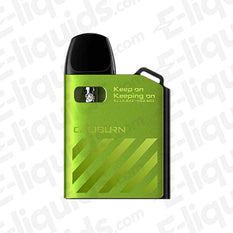 Uwell Caliburn AK2 Vape Pod Kit in vibrant green with sleek design, perfect for everyday vaping.