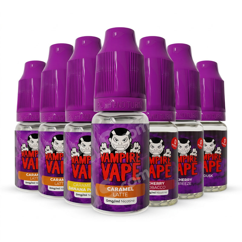 Vampire Vape Mixed Strength Freebase Bundle (10-Pack)