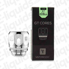 Vaporesso GT Core Replacement Vape Coils pack of 3 with GT CCell 0.5ohm Ceramic design for sub-ohm vaping with high VG e-liquids.