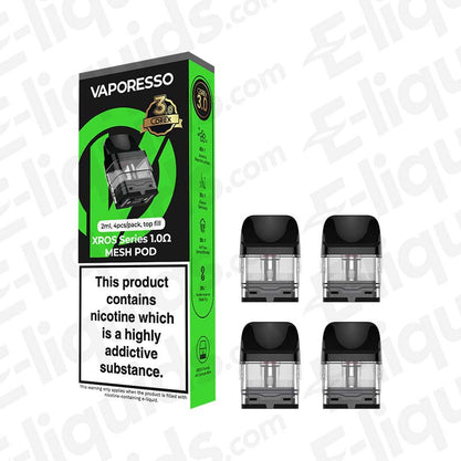 Vaporesso Corex 3.0 1.0 Ohm Replacement Pods Pack of 4