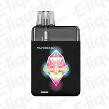 Vaporesso Eco Nano Vape Kit with colorful design, compact pod system for easy vaping and long-lasting usage.