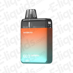 Vaporesso Eco Nano Metal Edition Vape Kit with colorful gradient design and refillable pod feature.