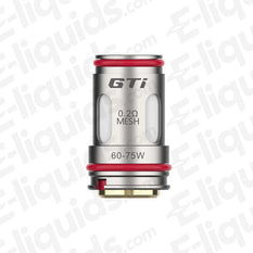 Vaporesso GTi Replacement Vape Coil 0.2 Ohm Mesh for iTank Direct-to-Lung Vaping