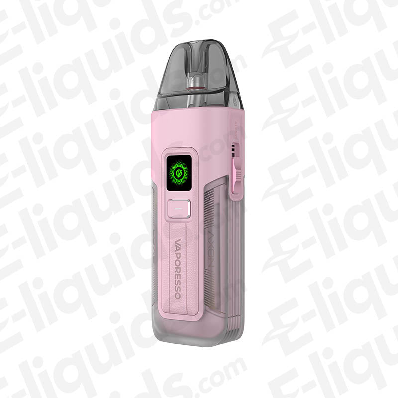 Vaporesso Luxe X2 Vape Pod Kit in pink with customizable features and high-density battery.