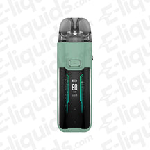 Vaporesso Luxe XR Max Green Pod Kit with 80W display and durable design.