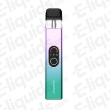 Vaporesso XROS 4 Pod Kit in gradient colors showcasing advanced vaping technology and stylish design.