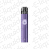ELF BAR ELFX 2 Velvet Purple Pod Kit in sleek velvet purple finish with black pod top, compact refillable vape device.