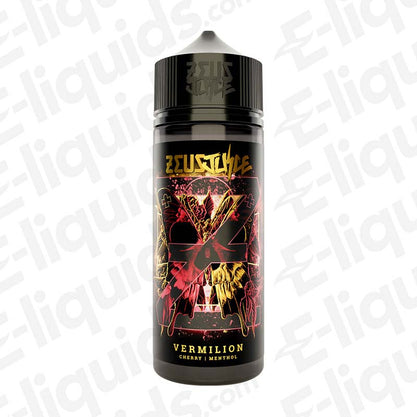 Vermilion 70/30 100ml Shortfill Vape Juice by Zeus Juice
