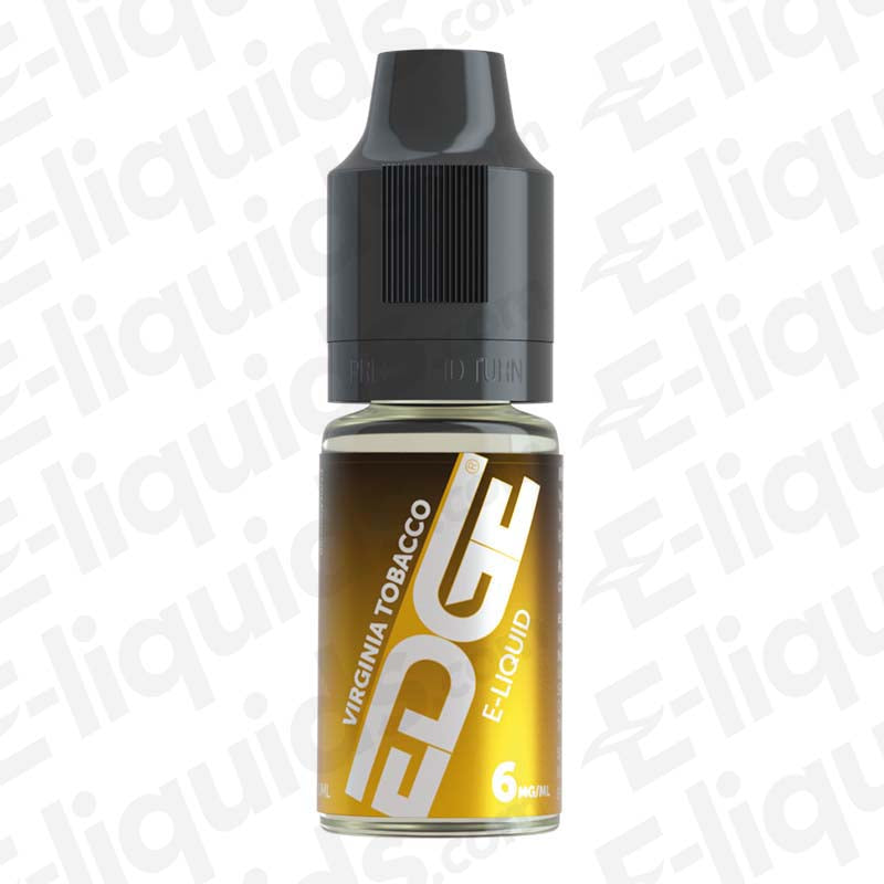 Virginia Tobacco 50/50 E-liquid by EDGE 10ml bottle, tobacco flavor, perfect for smoking to vaping transition, 6mg nicotine