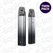 VooPoo Argus G2 Mini Pod Kit twin pack, compact vaping device for MTL and RDTL styles with sleek design.
