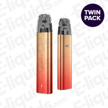 VooPoo Argus G2 Mini Pod Kit in twin pack, featuring compact design and versatile vaping styles.