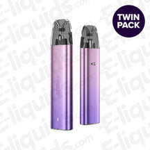 VooPoo Argus G2 Mini Pod Kit in purple, twin pack, compact vaping device for MTL and RDTL styles