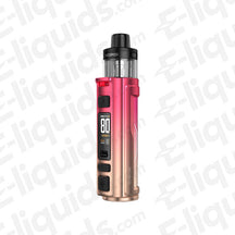 VooPoo Argus Pro 2 Pod Mod Kit in pink and gold with 80W display and adjustable features.