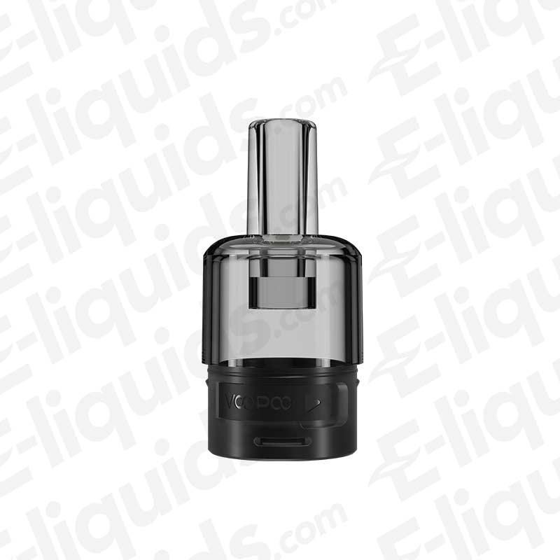 Voopoo ITO Replacement Cartridge with transparent window and side-filling design for easy vaping.