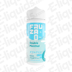 Double Menthol Shortfill E-liquid by Fruza
