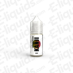 Kanji Watermelon Berry Nic Salt E-liquid 10ml bottle with label, featuring 10mg nicotine strength.