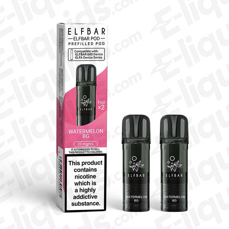 Elfbar 600 20mg Prefilled Pods Watermelon BG