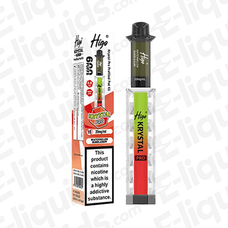Higo Krystal Pro 20mg Prefilled Pod Kit Watermelon Bubblegum