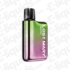 Lost Mary Tappo Pod Kit Vape Device in gradient color with reusable, refillable pod design for budget-friendly vaping.