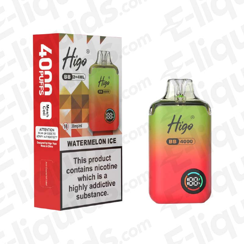 Higo BB 4000 20mg Prefilled Pod Kit Watermelon Ice