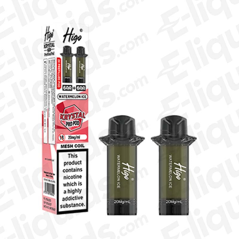 Higo Krystal Pro 20mg Prefilled Pods Watermelon Ice