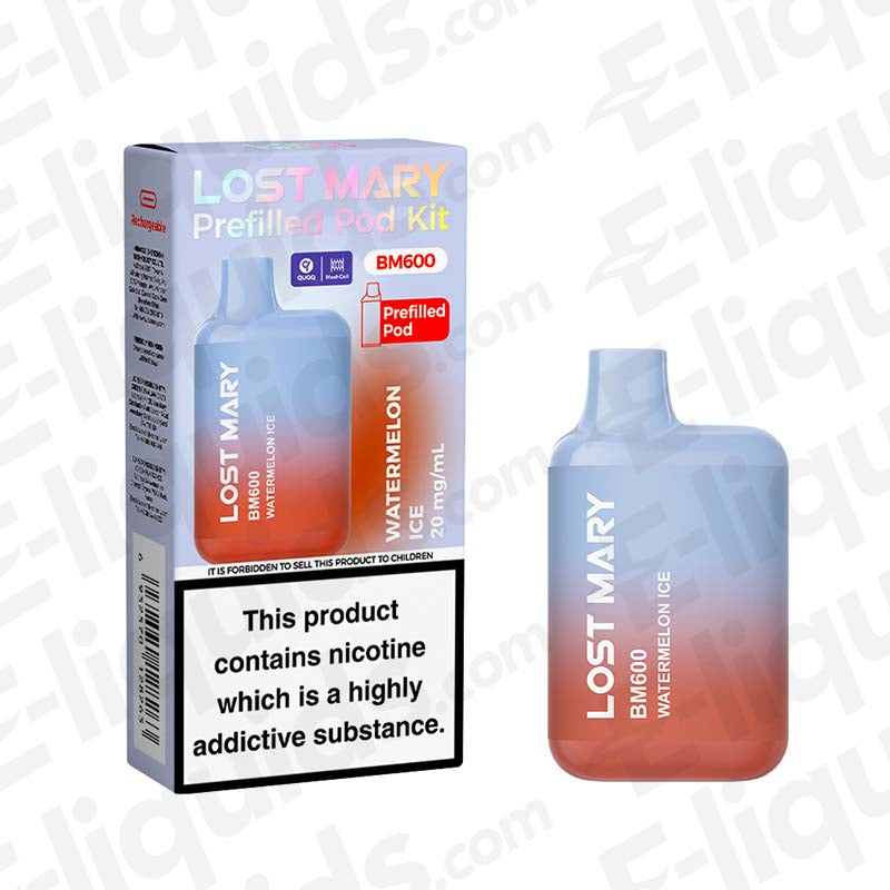 Lost Mary BM600 Lemon Lime Prefilled Pod Kit | Citrus Fresh Lost Mary BM600 Lemon Lime Prefilled Pod Kit | Citrus Fresh